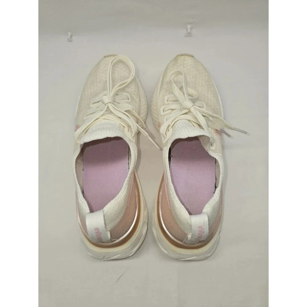 Nike React Infinity Run Flyknit Shoes Womens 8.5 BeigeRunning Sneakers